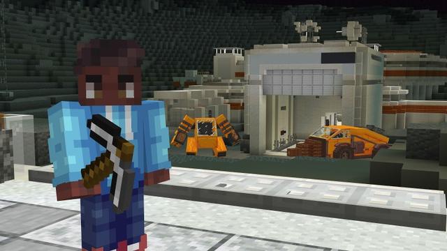 Screenshot of the Minecraft Bedrock Marketplace product World of Mining created by Shapescape.