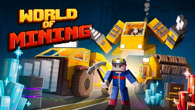 Thumbnail of the Minecraft Bedrock Marketplace product World of Mining created by Shapescape.