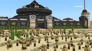 Screenshot of the Minecraft Bedrock Marketplace product Zombie Invasion Bunker created by Shapescape.
