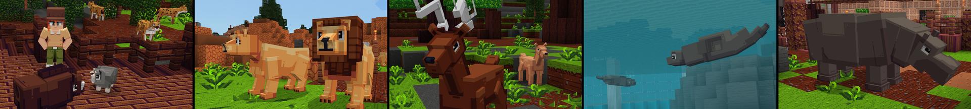 Panorama of the Minecraft Bedrock Marketplace product ZOO created by Shapescape.