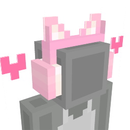 Thumbnail of the Minecraft Bedrock Marketplace product Aesthetic Cat Headphones created by ShapeStudio.