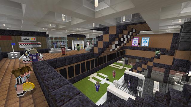 Screenshot of the Minecraft Bedrock Marketplace product Football: World Champion created by ShapeStudio.