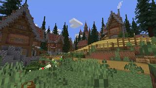 Screenshot of the Minecraft Bedrock Marketplace product Riveria Island created by ShapeStudio.