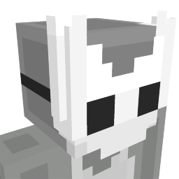 Thumbnail of the Minecraft Bedrock Marketplace product White Demon Mask created by ShapeStudio.
