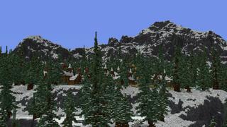 Screenshot of the Minecraft Bedrock Marketplace product Winter Village created by ShapeStudio.