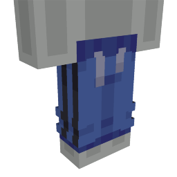 Thumbnail of the Minecraft Bedrock Marketplace product Blue Track Pants created by Simply Brilliant.