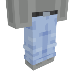 Thumbnail of the Minecraft Bedrock Marketplace product Light Blue Pants created by Simply Brilliant.