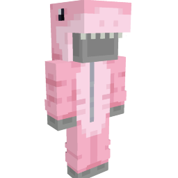 Thumbnail of the Minecraft Bedrock Marketplace product Pink Shark Pajamas created by Simply Brilliant.