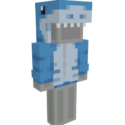 Thumbnail of the Minecraft Bedrock Marketplace product Shark Hoodie created by Simply Brilliant.