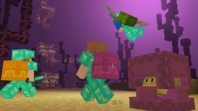 Screenshot of the Minecraft Bedrock Marketplace product Simply Backpacks Add-On created by Simply Brilliant.