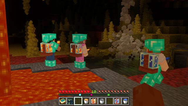 Screenshot of the Minecraft Bedrock Marketplace product Simply Backpacks Add-On created by Simply Brilliant.