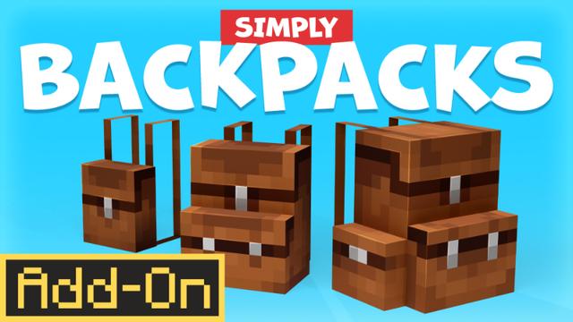 Thumbnail of the Minecraft Bedrock Marketplace product Simplemente mochilas Add-On created by Simply Brilliant.
