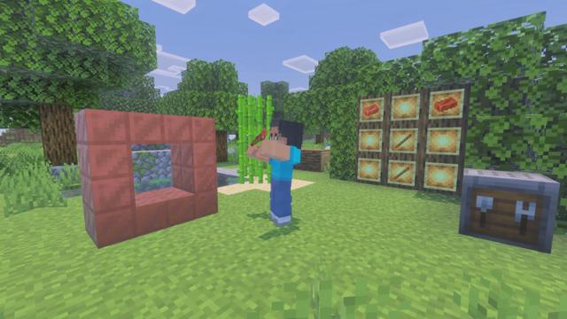 Screenshot of the Minecraft Bedrock Marketplace product Simply More Tools Add-On created by Simply Brilliant.