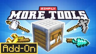 Thumbnail of the Minecraft Bedrock Marketplace product Simplemente Más Herramientas Add-On created by Simply Brilliant.