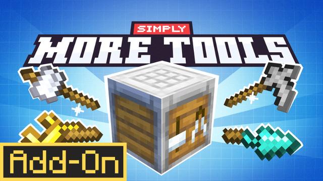 Thumbnail of the Minecraft Bedrock Marketplace product Simply More Tools Add-On created by Simply Brilliant.