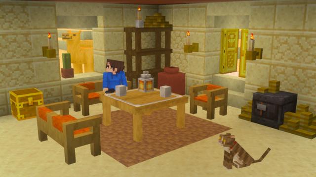 Screenshot of the Minecraft Bedrock Marketplace product Simply Rich Add-On created by Simply Brilliant.