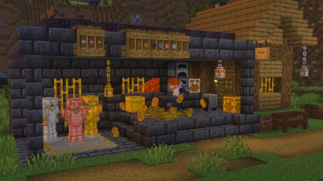 Screenshot of the Minecraft Bedrock Marketplace product Simply Rich Add-On created by Simply Brilliant.