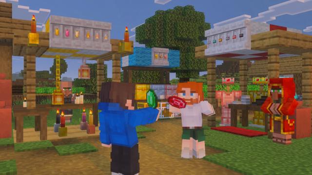 Screenshot of the Minecraft Bedrock Marketplace product Simply Rich Add-On created by Simply Brilliant.