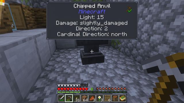 Screenshot of the Minecraft Bedrock Marketplace product What Is That? Add-On created by Simply Brilliant.