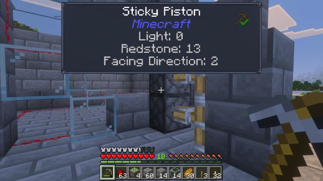 Screenshot of the Minecraft Bedrock Marketplace product What Is That? Add-On created by Simply Brilliant.