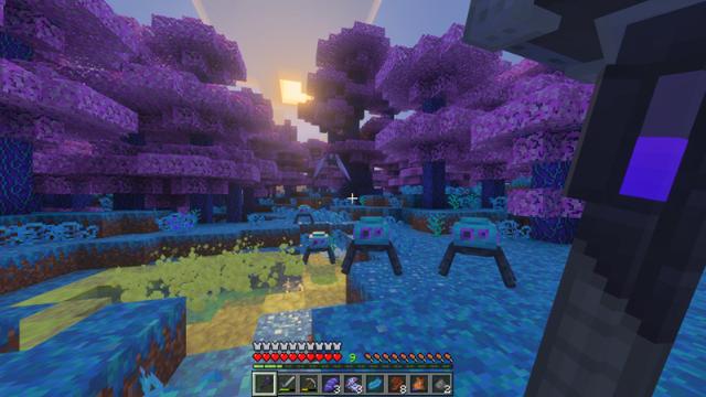 Screenshot of the Minecraft Bedrock Marketplace product Alien Dimension Add-On created by Skilendarz.