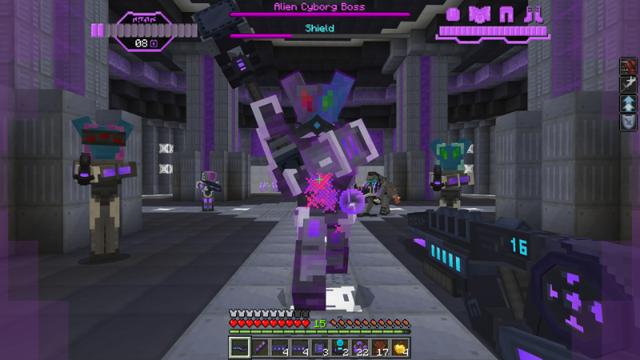 Screenshot of the Minecraft Bedrock Marketplace product Alien Dimension Add-On created by Skilendarz.