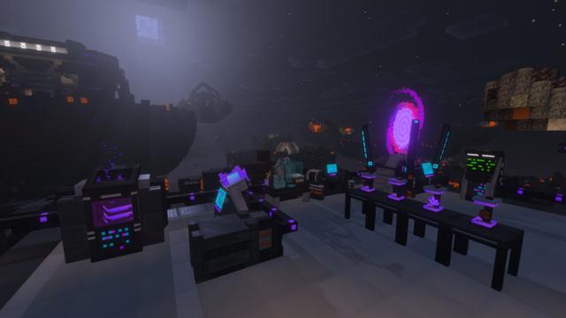 Screenshot of the Minecraft Bedrock Marketplace product Alien Dimension Add-On created by Skilendarz.