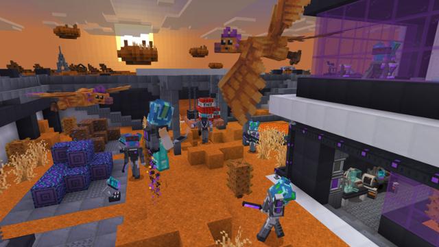 Screenshot of the Minecraft Bedrock Marketplace product Alien Dimension Add-On created by Skilendarz.