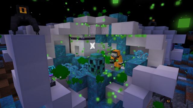 Screenshot of the Minecraft Bedrock Marketplace product Alien Dimension Add-On created by Skilendarz.