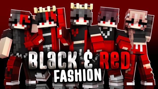 Thumbnail of the Minecraft Bedrock Marketplace product Black & Red Fashion created by Skilendarz.