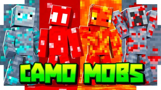 Thumbnail of the Minecraft Bedrock Marketplace product CAMO MOBS created by Skilendarz.