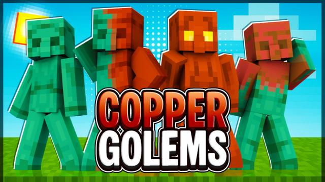 Thumbnail of the Minecraft Bedrock Marketplace product Copper Golems created by Skilendarz.
