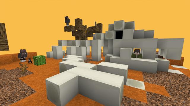 Screenshot of the Minecraft Bedrock Marketplace product Find The Sheep created by Skilendarz.