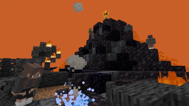 Screenshot of the Minecraft Bedrock Marketplace product Find The Sheep created by Skilendarz.