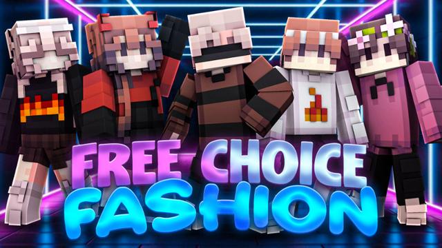 Thumbnail of the Minecraft Bedrock Marketplace product Free Choice Fashion created by Skilendarz.