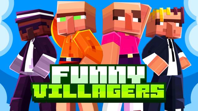 Thumbnail of the Minecraft Bedrock Marketplace product Funny Villagers created by Skilendarz.