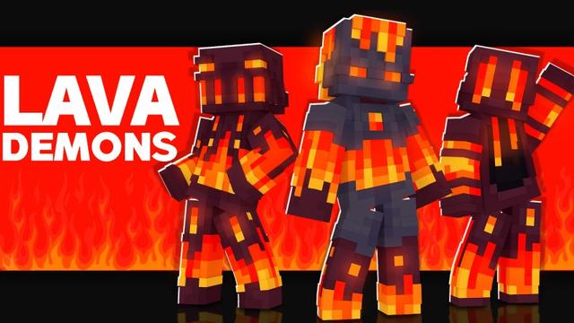 Thumbnail of the Minecraft Bedrock Marketplace product Lava Demons created by Skilendarz.