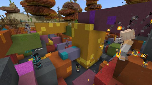 Screenshot of the Minecraft Bedrock Marketplace product Minigame Island created by Skilendarz.