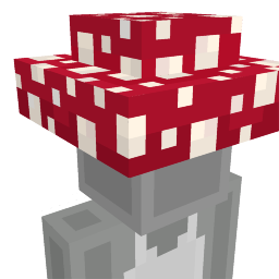 Thumbnail of the Minecraft Bedrock Marketplace product Mushroom Hat created by Skilendarz.