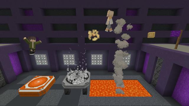 Screenshot of the Minecraft Bedrock Marketplace product Parkour Mechanics created by Skilendarz.