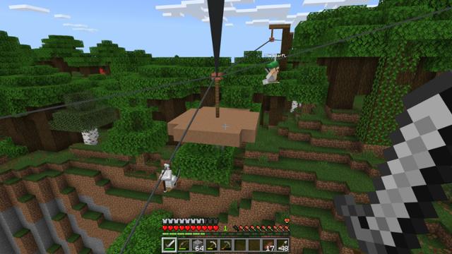 Screenshot of the Minecraft Bedrock Marketplace product Parkour Mechanics created by Skilendarz.