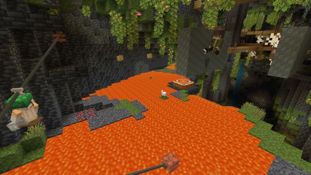 Screenshot of the Minecraft Bedrock Marketplace product Parkour Mechanics created by Skilendarz.