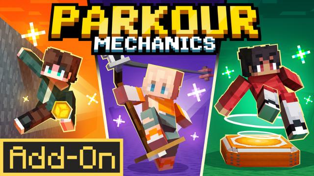 Thumbnail of the Minecraft Bedrock Marketplace product Parkour Mechanics created by Skilendarz.