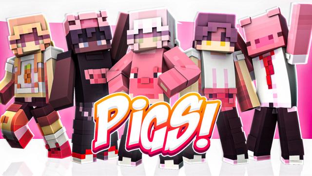 Thumbnail of the Minecraft Bedrock Marketplace product PIGS! created by Skilendarz.