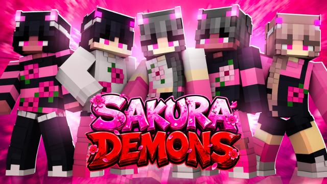 Thumbnail of the Minecraft Bedrock Marketplace product Sakura Demons created by Skilendarz.