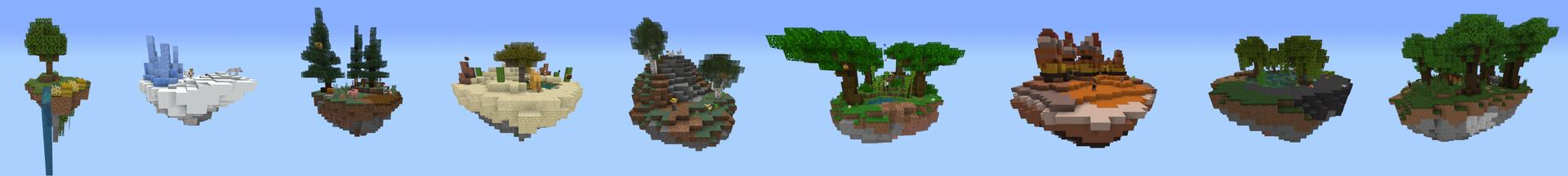 Panorama of the Minecraft Bedrock Marketplace product Skyblock Quests created by Skilendarz.