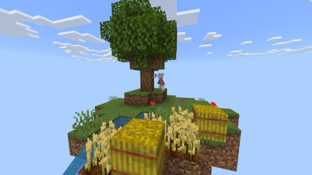 Screenshot of the Minecraft Bedrock Marketplace product Skyblock Quests created by Skilendarz.
