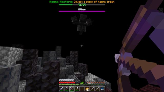 Screenshot of the Minecraft Bedrock Marketplace product Skyblock Quests created by Skilendarz.