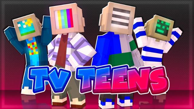Thumbnail of the Minecraft Bedrock Marketplace product TV TEENS created by Skilendarz.