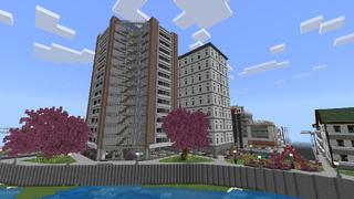 Screenshot of the Minecraft Bedrock Marketplace product Anime City created by Snail Studios.